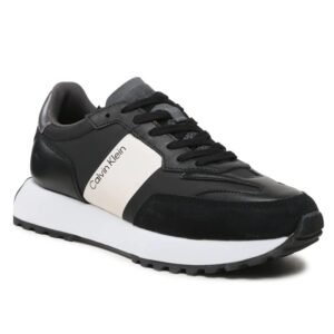 Calvin Klein Sneakers Low Top Lace Up Mix New HM0HM01238