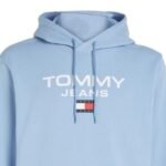 Men's Navy Blue Tjm Reg Entry Hoodie Tommy Jeans DM0DM15692-c3r
