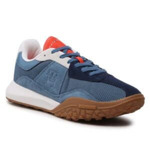 Sneakers Retro Modern Runner Mix FM0FM04499 Blue Coast DBX