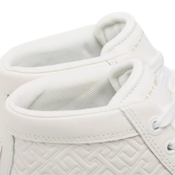 Sneakers Th Monogram Leather Sneaker High FW0FW06856 Ecru YBL