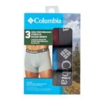 Columbia Men's 3 Pack Multicolor High Performance Stretch Boxer