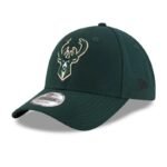Casquette New Era 9FORTY Milwaukee Bucks The League verte 11405602