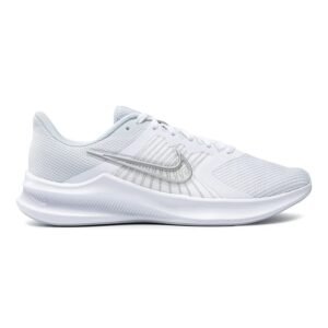 Chaussures Nike Downshifter 11 CW3413 100 White-Metallic Silver