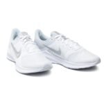 Chaussures Nike Downshifter 11 CW3413 100 White-Metallic Silver