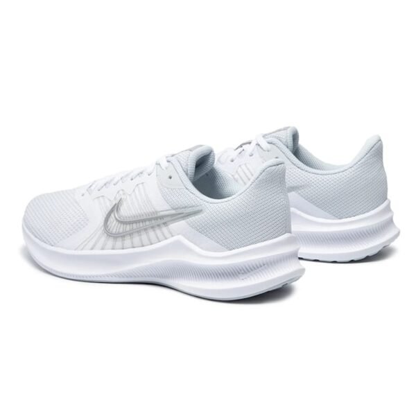 Chaussures Nike Downshifter 11 CW3413 100 White-Metallic Silver