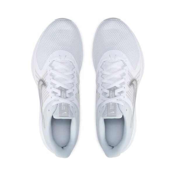 Chaussures Nike Downshifter 11 CW3413 100 White-Metallic Silver