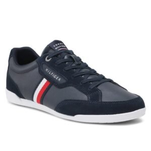 Sneakers Tommy Hilfiger Corporate Mix Leather Cupsole FM0FM04015 Desert Sky DW5