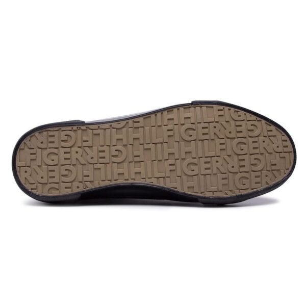 Sneakers Tommy Hilfiger Tennis Core Corporate Leather Vulc FM0FM03999 Black BDS