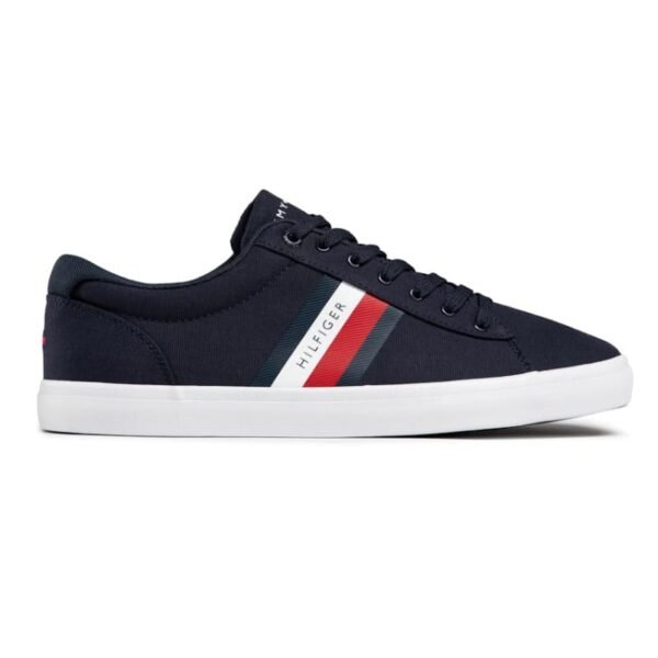 Sneakers Tommy Hilfiger Tennis Essential Stripes Detal Sneaker FM0FM03389 Desert Sky DW5