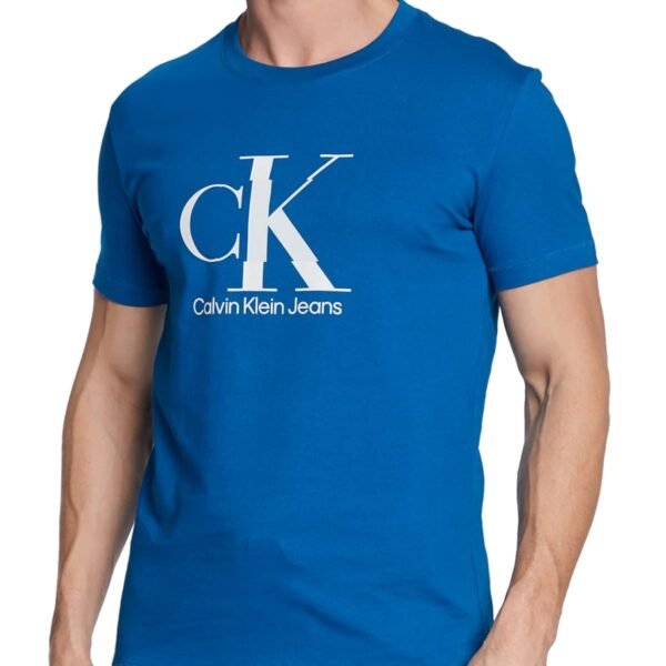 T-shirt Calvin Klein Jeans J30J323299 Bleu Regular Fit