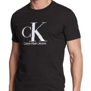 T-shirt Calvin Klein Jeans J30J323299 Noir Slim Fit