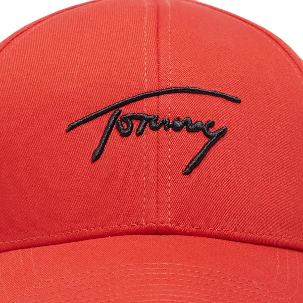 Casquette Tommy Jeans Signature AW0AW14700 Rouge