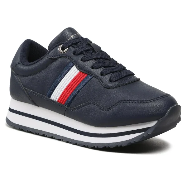 Sneakers Tommy Hilfiger Essential Runner FW0FW06911 Bleu marine