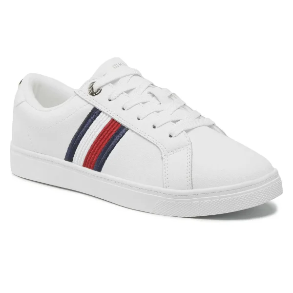 Sneakers Tommy Hilfiger Essential Stripes Sneaker FW0FW06903 Blanc