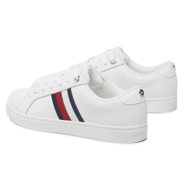 Sneakers Tommy Hilfiger Essential Stripes Sneaker FW0FW06903 Blanc