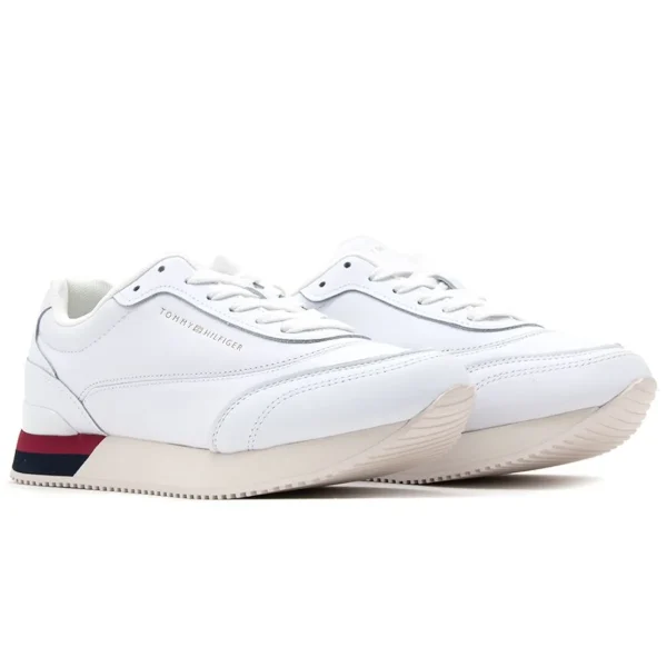 Sneakers Tommy Hilfiger Lux Leather Sneaker FW0FW06836 Blanc