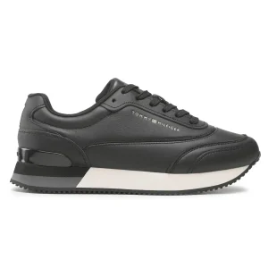 Sneakers Tommy Hilfiger Lux Leather Sneaker FW0FW06836 Noir