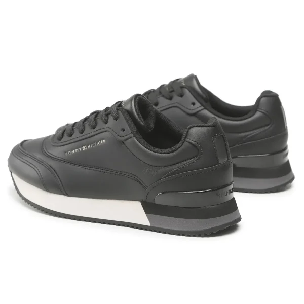 Sneakers Tommy Hilfiger Lux Leather Sneaker FW0FW06836 Noir