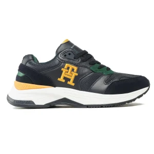 Sneakers Tommy Hilfiger Modern Prep Mix Wl Blackwatch FM0FM04415 Bleu marine