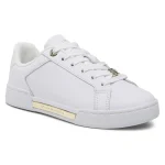Sneakers Tommy Hilfiger Sneakers Court Sneaker With Lace Hardware FW0FW06908 Blanc