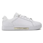 Sneakers Tommy Hilfiger Sneakers Court Sneaker With Lace Hardware FW0FW06908 Blanc