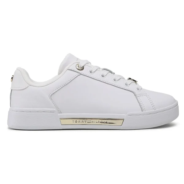 Sneakers Tommy Hilfiger Sneakers Court Sneaker With Lace Hardware FW0FW06908 Blanc