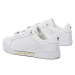Sneakers Tommy Hilfiger Sneakers Court Sneaker With Lace Hardware FW0FW06908 Blanc