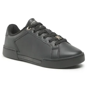 Sneakers Tommy Hilfiger Sneakers Court Sneaker With Lace Hardware FW0FW06908 Noir