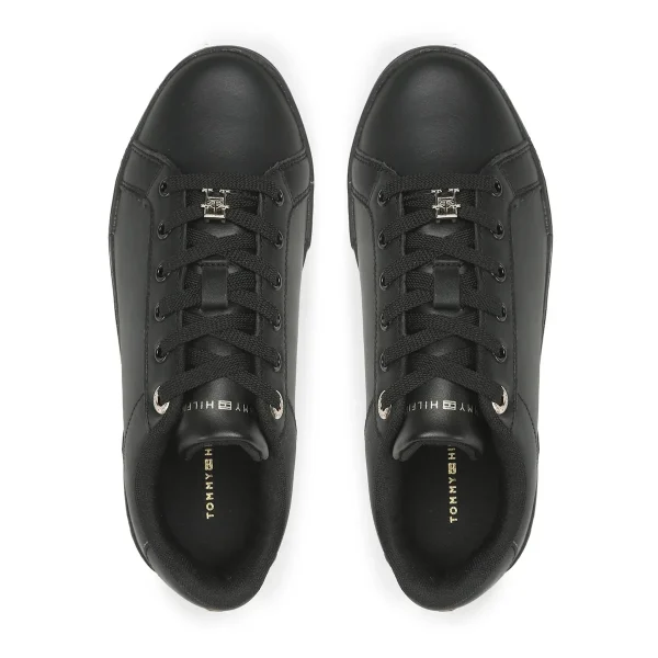 Sneakers Tommy Hilfiger Sneakers Court Sneaker With Lace Hardware FW0FW06908 Noir
