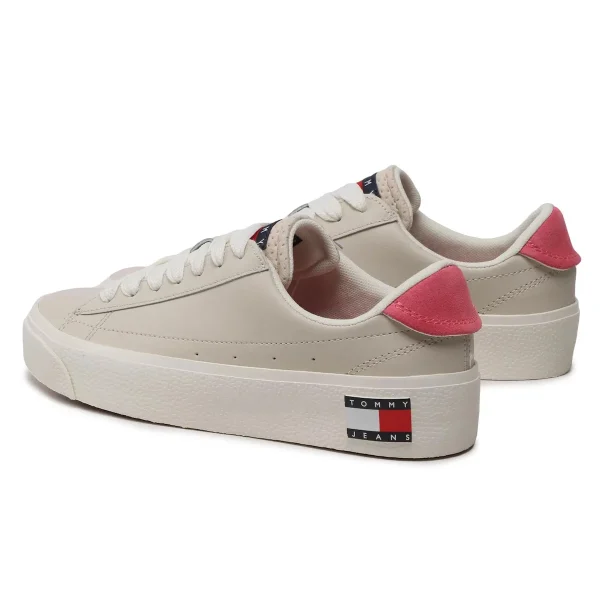 Sneakers Tommy Hilfiger Vulcanized Leather EN0EN02030 Beige