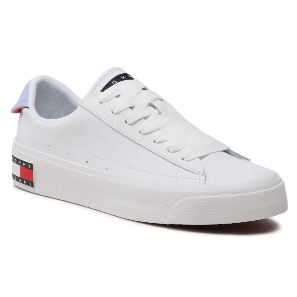 Sneakers Tommy Hilfiger Vulcanized Leather EN0EN02030 Blanc