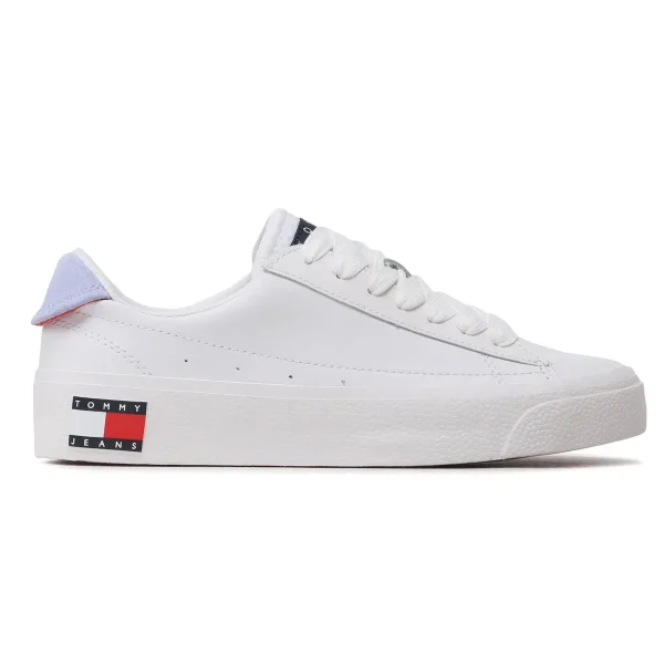 Sneakers Tommy Hilfiger Vulcanized Leather EN0EN02030 Blanc