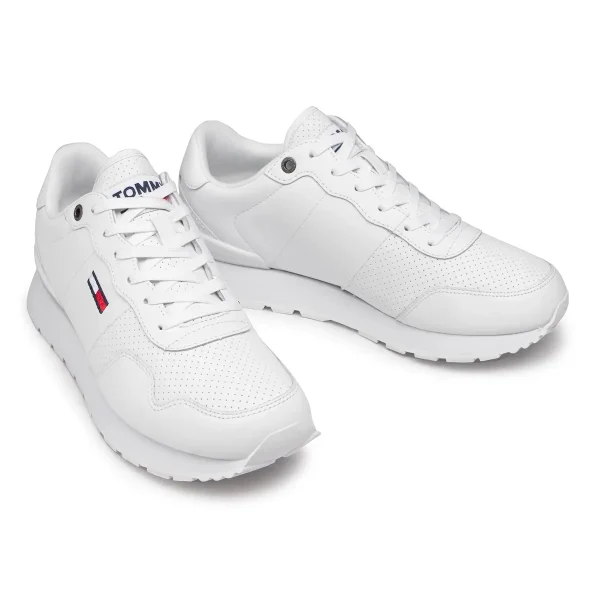 Sneakers Tommy Jeans Lifestyle Lea Runner EM0EM00665 Blanc