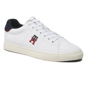 Sneakers Tommy Hilfiger Core Vulc Varsity Monogram FM0FM04350 Blanc