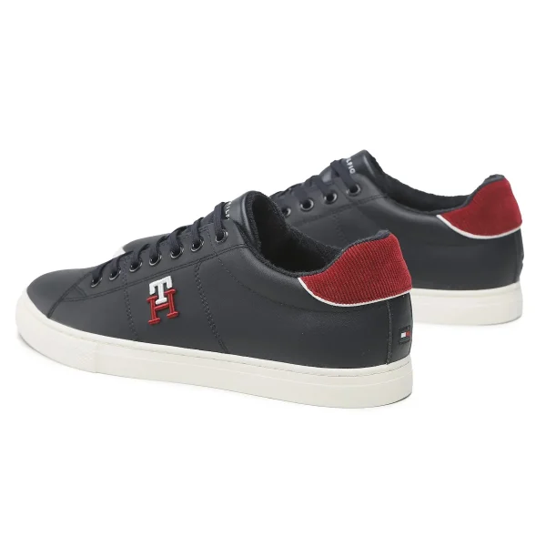 Sneakers Tommy Hilfiger Core Vulc Varsity Monogram FM0FM04350 Bleu marine