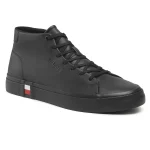Sneakers Tommy Hilfiger Modern Corporate Lea FM0FM04352 Noir