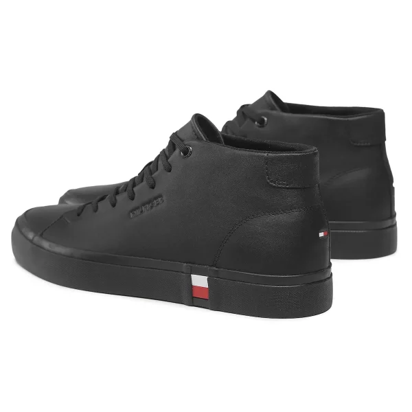 Sneakers Tommy Hilfiger Modern Corporate Lea FM0FM04352 Noir