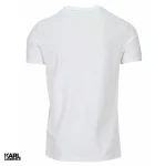 T-shirt Karl Lagerfeld Blanc avec logo ikonik 755027500221