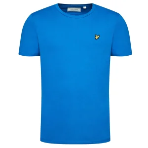 T-shirt Plain Lyle & Scott TS400VOG Bleu Regular Fit