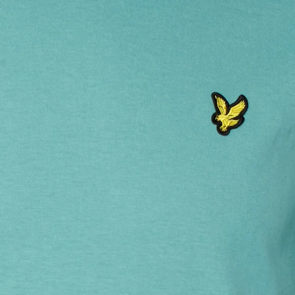 T-shirt Plain Lyle & Scott TS400VOG Blu Regular Fit