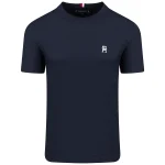 T-shirt Tommy Hilfiger Monogram Embroidery Crew Neck Bleu MW0MW33987
