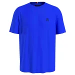 T-shirt Tommy Hilfiger Monogram Embroidery Crew Neck Strong Bleu MW0MW33987