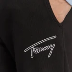 Pantalon jogging Tommy Jeans Signature DM0DM15809 Noir Regular Fit