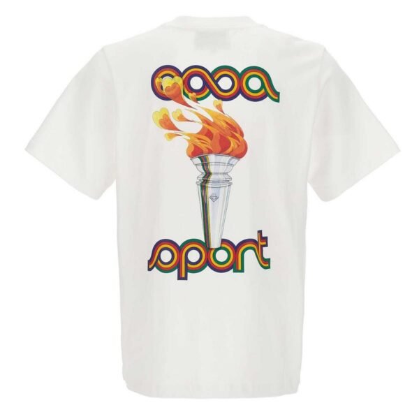 T-Shirt Casablanca - La Flamme Du Sport MF23-JTS-001-07 Maroc