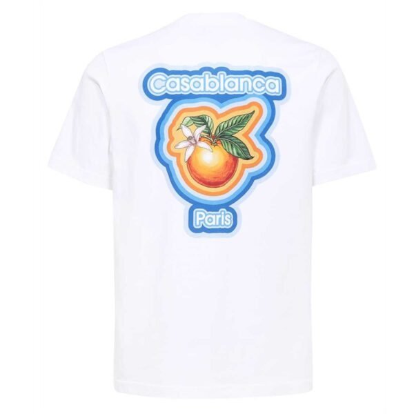 T-Shirt Casablanca Radiating Orange Printed MS23-JTS-001-24 Maroc