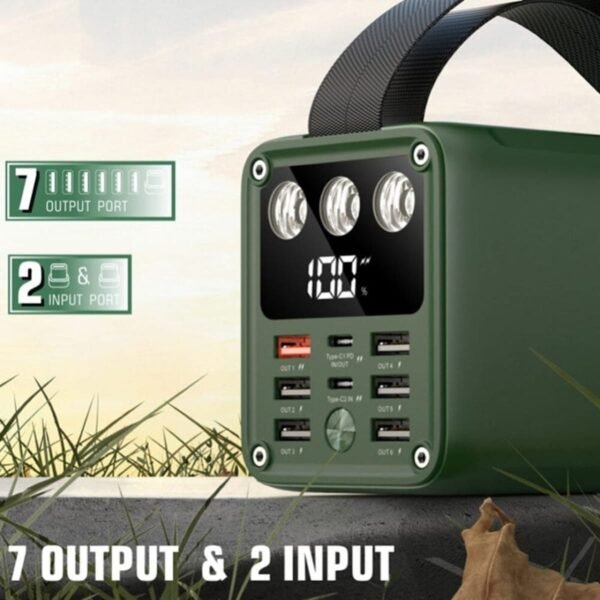 Konfulon Power Bank 60000 mAh pour les sorties de pêche & randonnée – Image 8