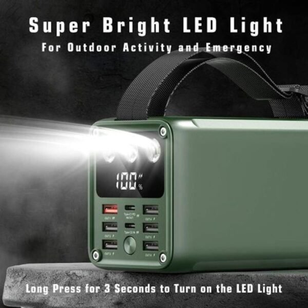 Konfulon Power Bank 60000 mAh pour les sorties de pêche & randonnée – Image 7