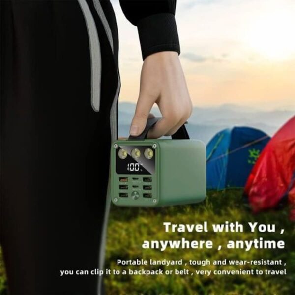 Konfulon Power Bank 60000 mAh pour les sorties de pêche & randonnée – Image 4